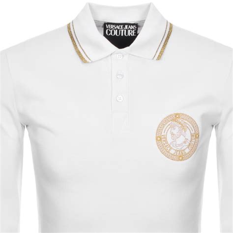 versace couture t shirt white|Versace jeans couture polo shirt.